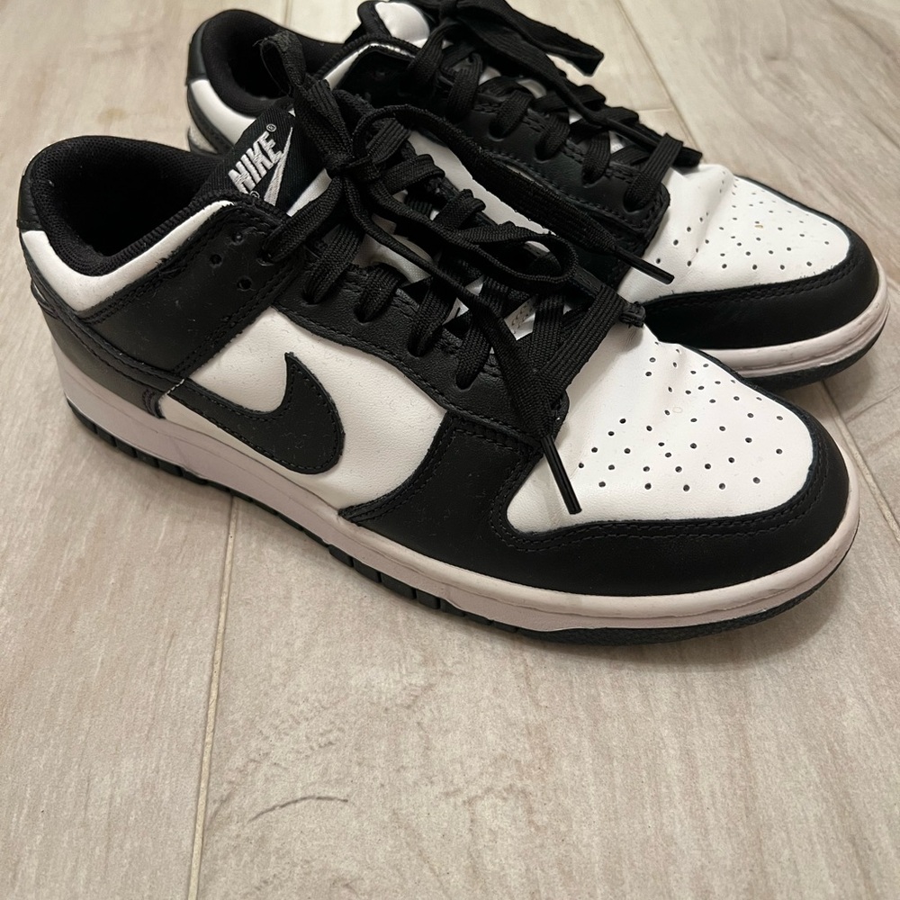 Nike Black and White Sneakers Panda Dunks
